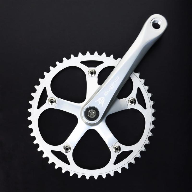 スギノエンジニアリング 自転車 RD4 TRACK チェーンホイールセット 4-TAPER (SG Mighty) 48T 165mm シルバー｜パグハグ