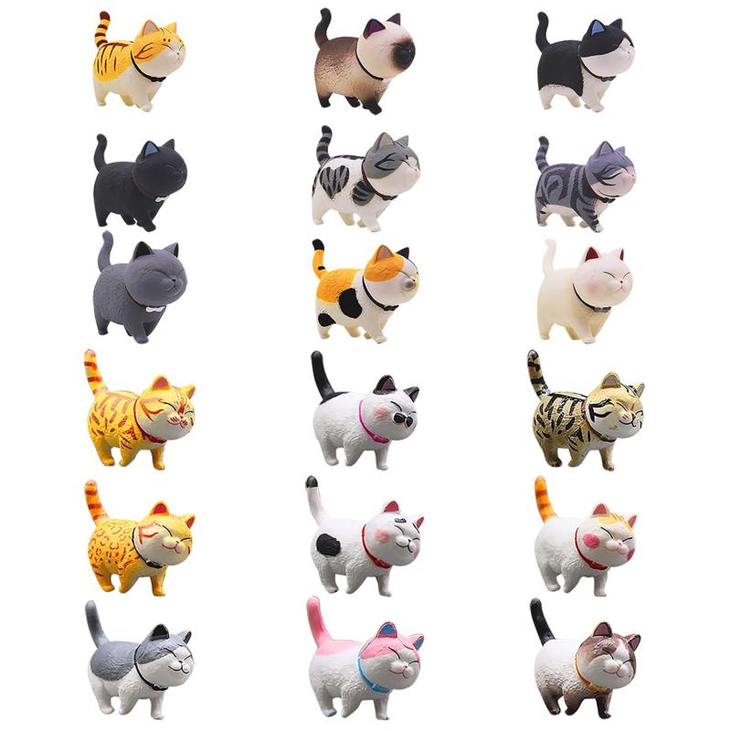 猫猫 フィギュア ９点セット Amazon.co.jp: HIRAISM 動物 フィギュア 猫 かわいい ミニ