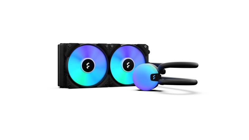 Fractal Design Lumen S v2 冷却器積み上げる 水冷中央処理装置冷房装置 揚水機尖端 RGB相応う青写真 FD-W-L1