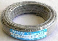 OHM 屋内配線用 Fケーブル 2.0mm×2芯 30m (04-3391)