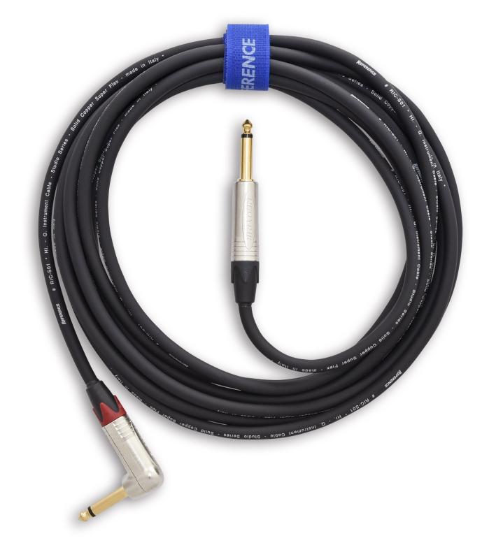 Reference Cables RIC-S01 レコーディング用 黒 ストレート-L字 4.5m|パグハグ