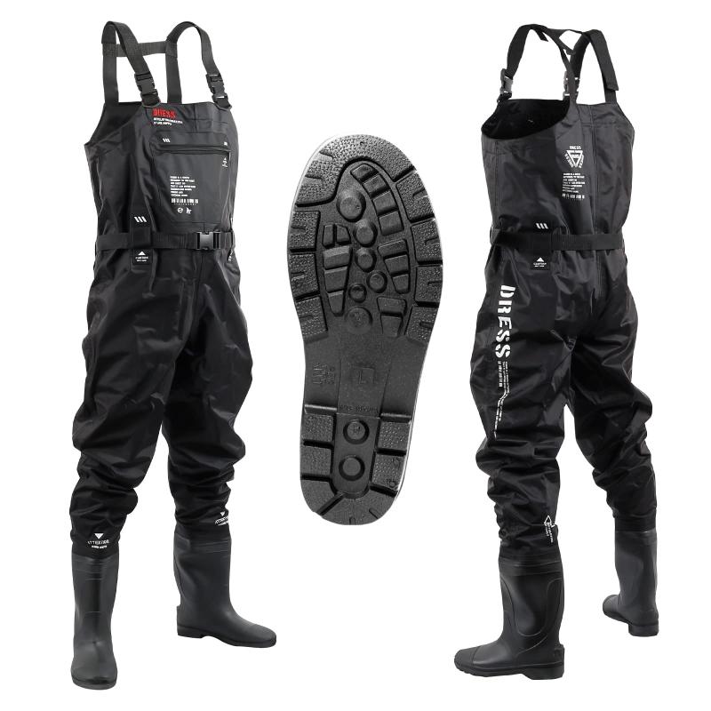 御召しもの(DRESS) ラジアルソール ウェーダー チェストハイウェーダーAIRBONE か細い\u0026amp;広広とした M~2XL 胴長靴 馬鹿でかい大いさ 魚釣り 胴長
