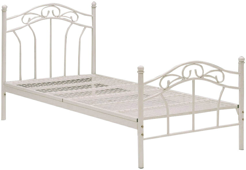 楽天市場】ベッド シングル フレームのみ シングルベッド 姫系