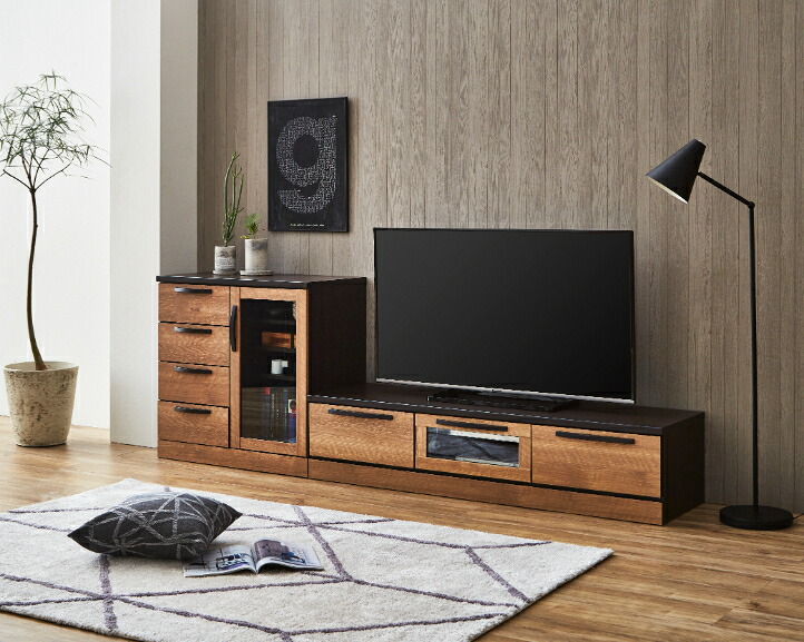 テレビ台 ローボード テレビラック 幅120 テレビボード TV台 TVラック 収納付き 収納 開閉扉 オープンラック TVボード ロータイプ AVボード AVラック｜GRAZIA