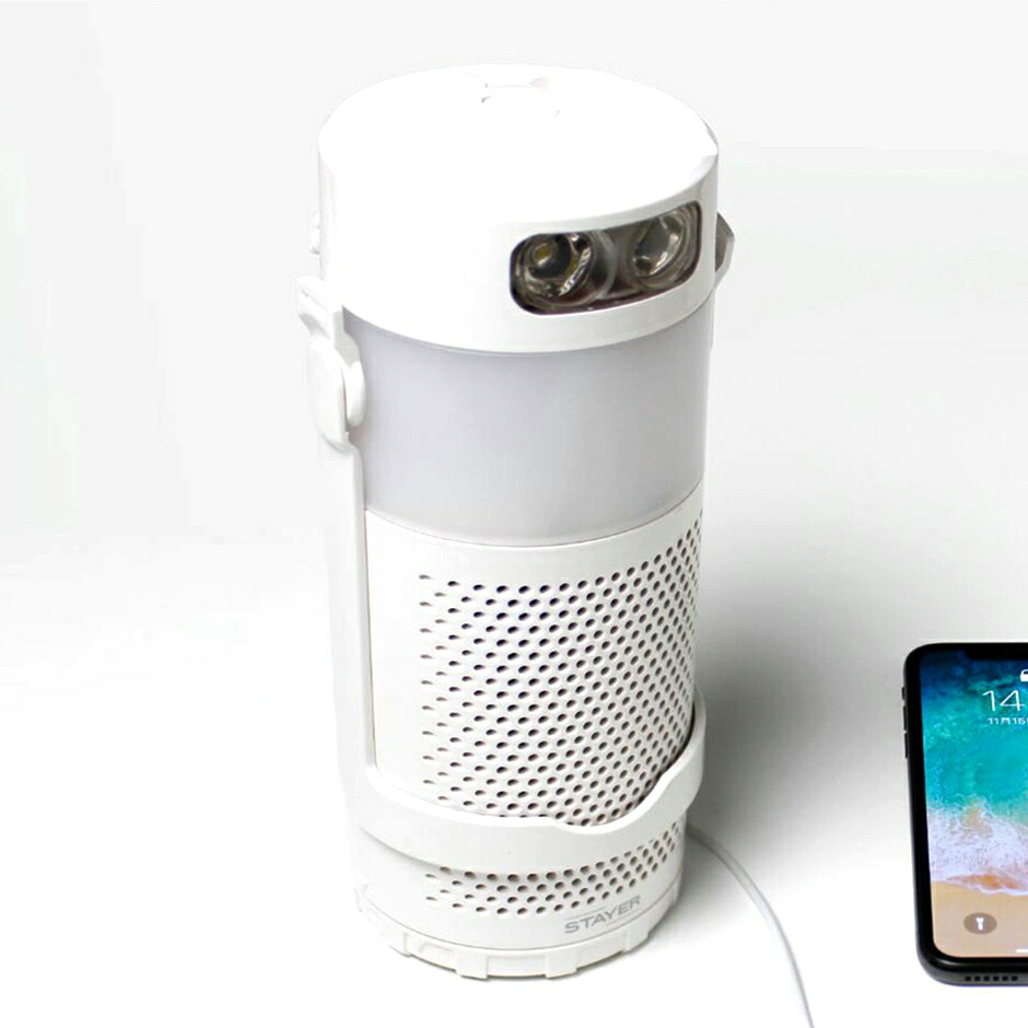 マグネ充電器 水と塩で発電 発電 ランタン LED懐中電灯 USB端子 繰り返し使える 災害 非常時 1台3役 防水