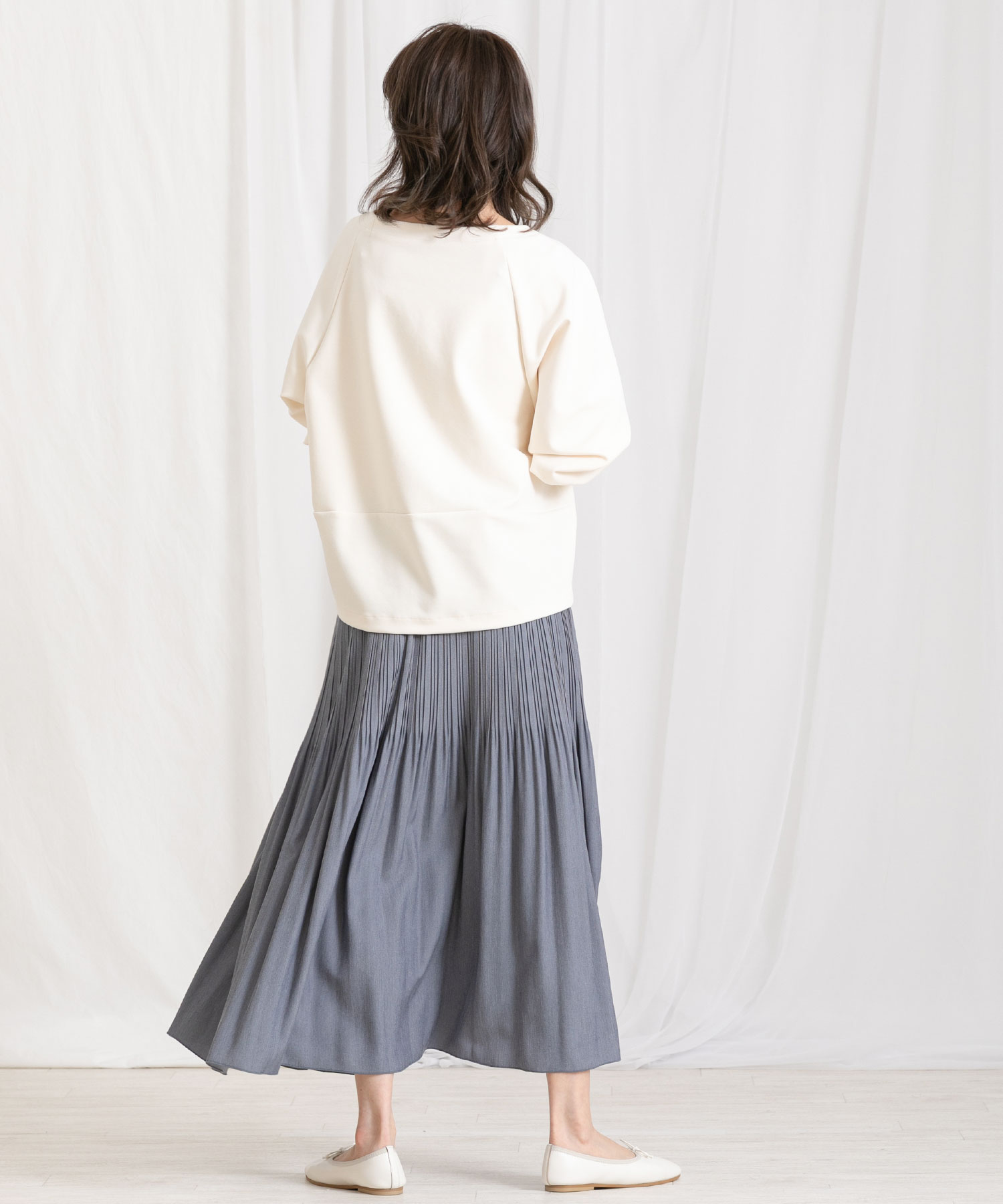 最短即日発送 カットソー レディース トップス 夏 春 カジュアル ダンボールコクーンカットソー 長袖