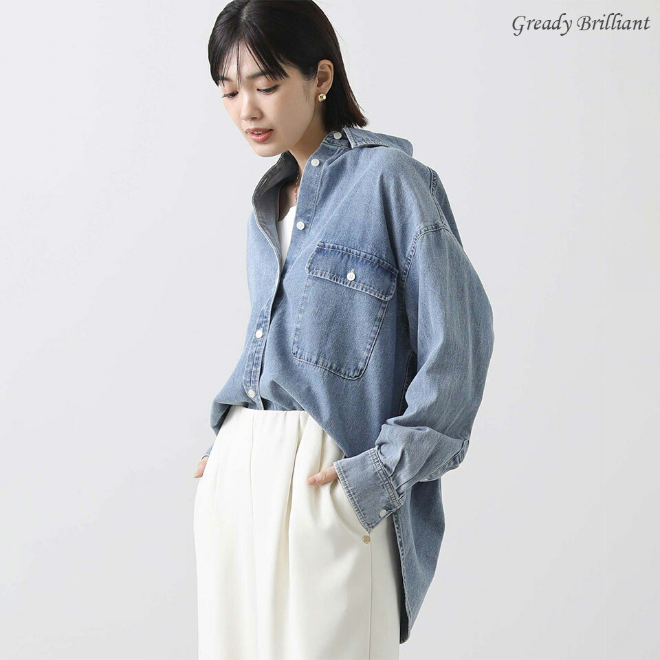 【※本日限定※スペシャルクーポン配布中!】【SALE 20%OFF】グレディブリリアン ライトOZデニムシャツ / Gready Brilliant|Gready Brilliant