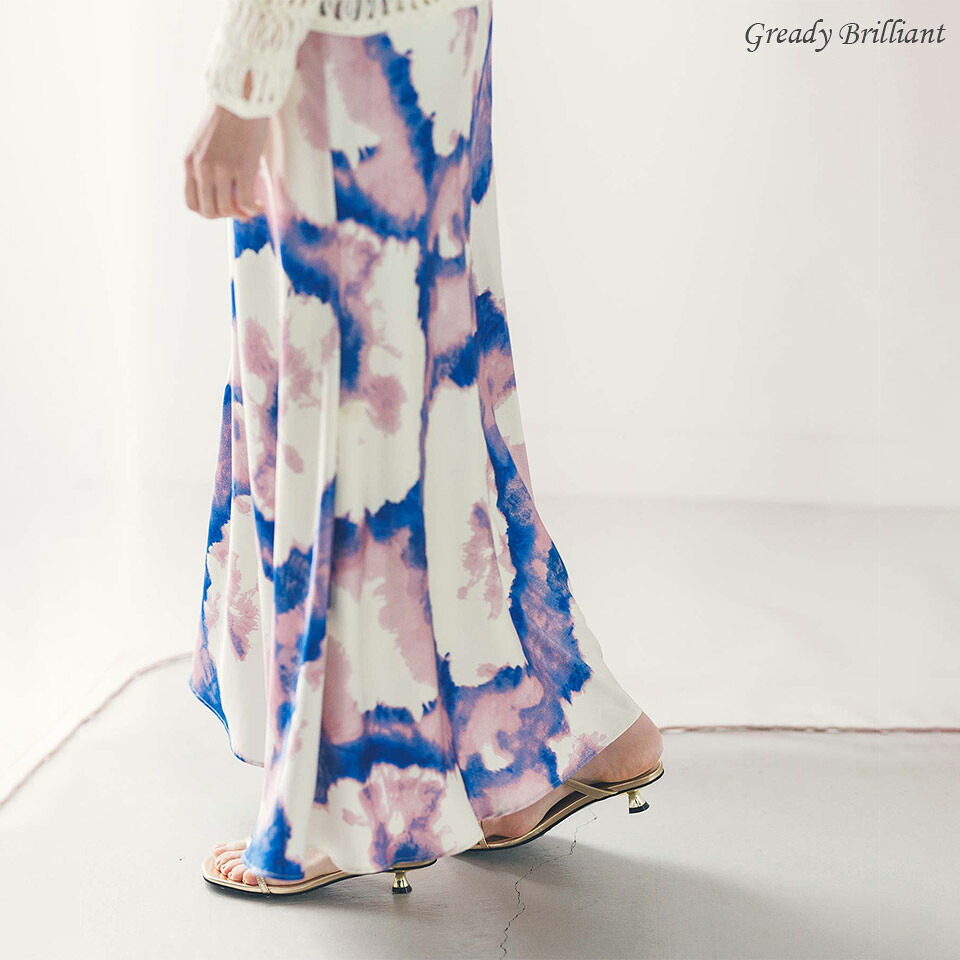 【 期間限定SALE価格 】 グレディブリリアン ぼかしＢｉｇフラワースカート Gready Brilliant