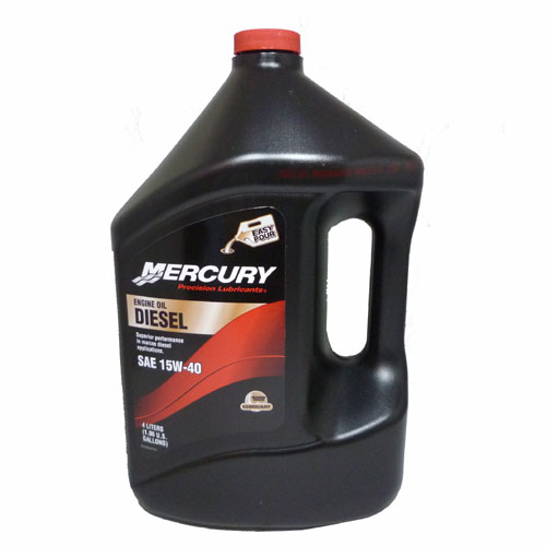 ・【MERCURY】マークルーザー用ディーゼルオイル/4L×3本セット