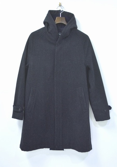 【中古】bukht (ブフト) CADET COAT カデット厚地の外套  NAVY 0 CASHIMERE MELTON カシミールメルトン CORDUROY コール天