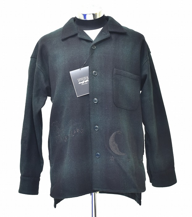 SEVESKIG BANDANA CPO JACKET セヴシグ バンダナ 楽天市場】SEVESKIG セヴシグ DYED BANDANA JACKET バンダナCPO