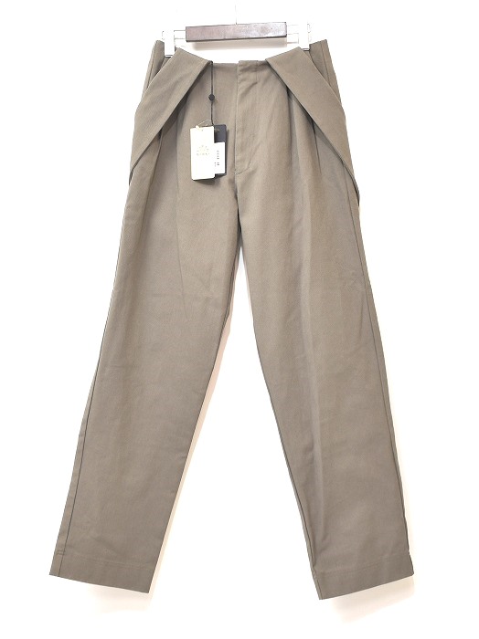 【新品】 bassike （ベイシーク） Army Twill Slouch Pants 正規陸軍 ツイル スラウチ ズボン下 ズボン吊り 上っ張り ミリタリー 今めかしい 0 Vintage ヴィンテージ MADE IN AUSTRALIA