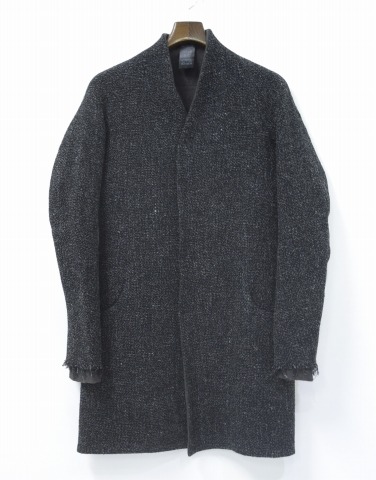 【新品】 Lien (リアン) anatomy arm round pocket coat アナトミーアームラウンドポケットコート 44 BLACK カーディガン ロング