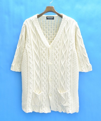 【楽天市場】【中古】 WHANGAREI (ファンガレイ) Cotton Fisherman Sweater - Cardigan コットン