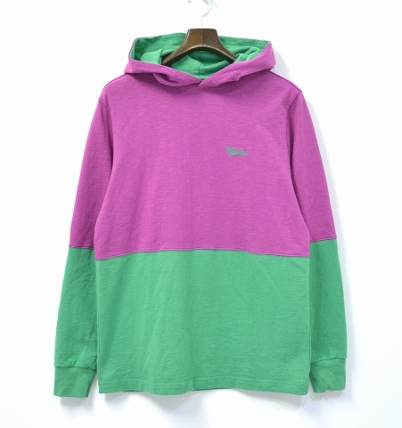 green pink hoodie