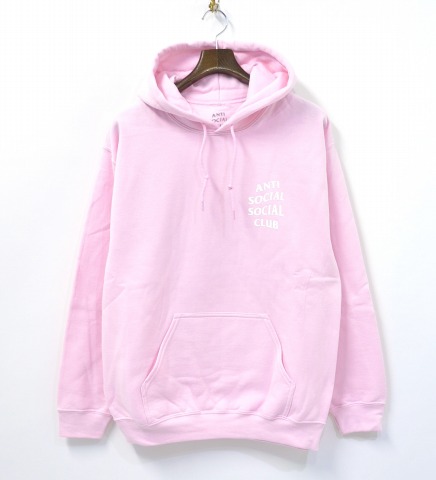 pink hoodie anti social social club