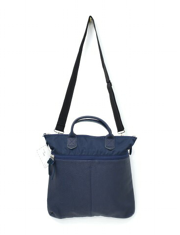 【新品】 kiruna (キルナ) HELMET BAG / MIRACOSMO - LEATHER ヘルメットバッグ ミラコスモ レザー FREE NAVY 1710012 2WAYバッグ ショルダーバッグ カバン 鞄 ミリタリー おしゃれ 8,712円