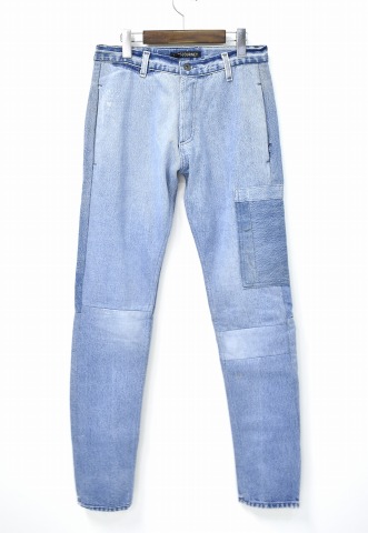 【新品】 LONG JOURNEY (ロングジャーニー) T2 UTILITY JEANS T2ユーティリティージーンズ S LT.INDIGO LJFW1702 REMAKE DENIM PANTS リメイク デニム パンツ 再構築 Vintage ヴィンテージ 古着 アメカジ|used select shop Greed