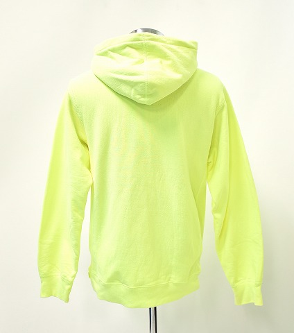 neon yellow supreme hoodie