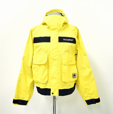 【中古】 F-LAGSTUF-F (信号旗原材料) 3M Mt JACKET 3Mお山上衣 S YELLOW 19SS-FS-02 お山パーカー 長袖 FLAGSTUFF 信号旗原材料 フラグスタフ