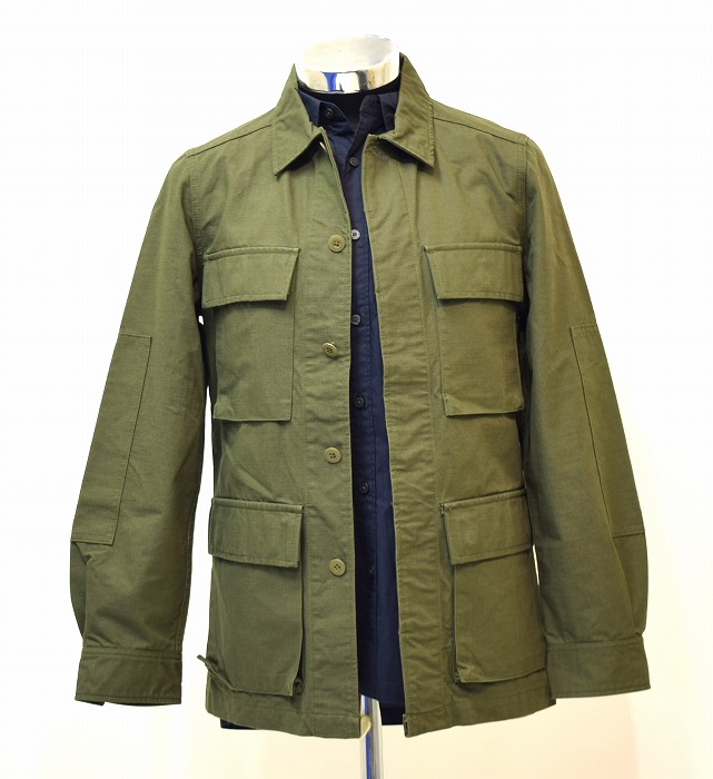 【美中古】 Manual Alphabet （マニュアルアルファベット）RIPSTOP BDU JACKET リップストップ ビーディユー ジャケット OLIVE 1 Military ミリタリー Army アーミー ブルゾン L/S 長袖 トラッド カジュアル ストリート 日本製【中古】Cotton M-65 Fatigue ユーティリティ