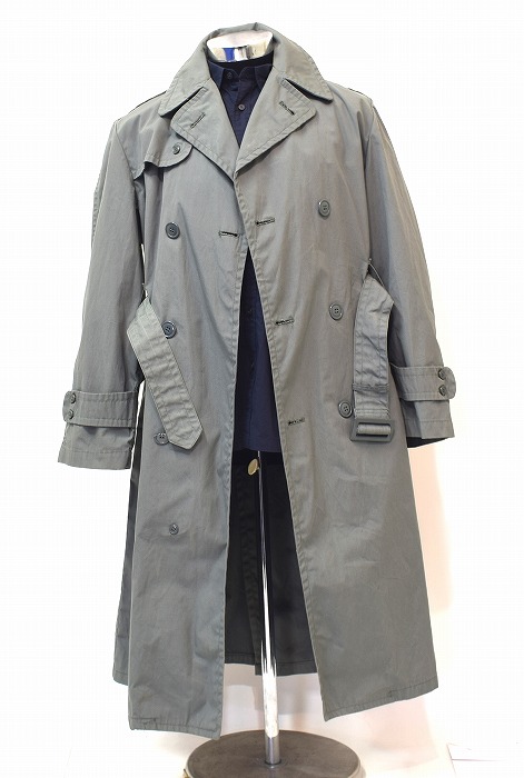 【中古】U.S. ARMY (USアーミー アメリカ軍 ユーエス) 実物 Trench Coat トレンチ コート Vintage 60’s 60年代 Over オーバー 38R Army Green 274 Cotton×Nylon Quarpel 米軍 MILITARY ミリタリー 軍モノ 軍物 U.S NAVY 陸 ミルスペック ヴィンテージ ベトナム戦争 Centre