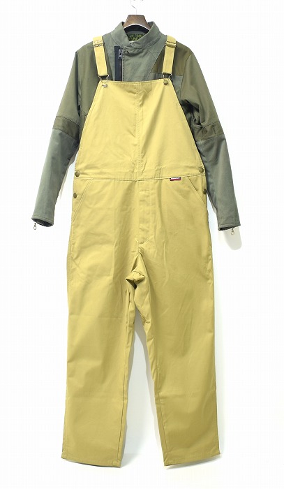 【美中古】DESCENDANT （ディセンダント）WADER COTTON OVERALL BEIGE２ウェーダーコットンオーバーオール 221WVDS-PTM03 つなぎ ジャンプスーツ オールインワン パンツ ボトム アウトドア キャンプ ストリート アメカジ WTAPS【中古】ワーク Outdoor Camp Street サロペット