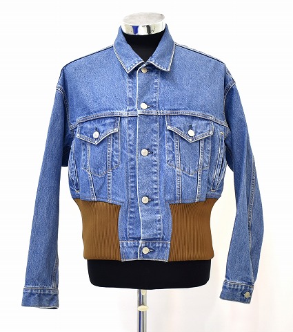 【新品】MISTERGENTLEMAN (檀那士君子)  WIDE RIB DENIM JACKET ワイドリブ ジーンズ上衣 MGO-OT19 Gジャン ジーンズ うつり変わり 上衣 NEW BLUE INDIGO M Mr.GENTLEMAN MADE IN JAPAN