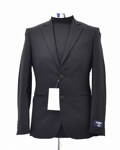 【新品】 MISTERGENTLEMAN (檀那士君子)  SET UP  JACKET 2B ベーシックセットアップジャケット EFW-JK07 TAILORED 2つボタンテーラードジャケット 毛糸 ESSENTIAL LINE エッセンシャルライン Mr.GENTLEMAN BLACK S 商行為 心地よい フォーマル 御召しもの
