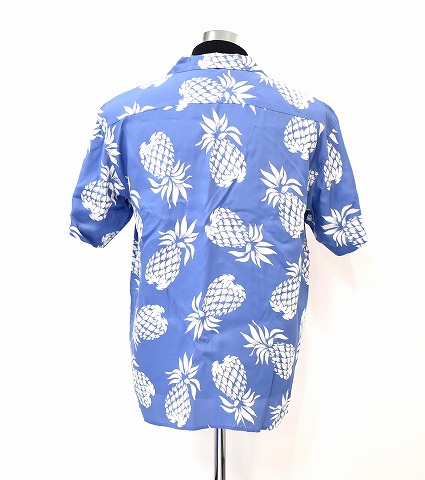 楽天市場 新品 The Endless Summer ジエンドレスサマー Tes Pine Aloha Shirt パイン アロハシャツ 半袖 S S スーベニア Sax Large Made In Japan Used Select Shop Greed