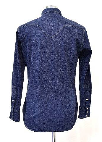 中古 BONCOURA ボンクラ Western shirt denim ウェスタン シャツ ...