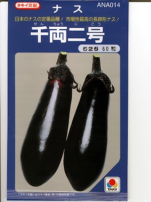 るぽ(なす) カナリアナス（とげなしツノナス）｜種（タネ）,球根,苗,資材