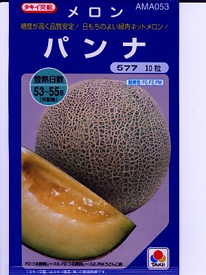 楽天市場】メロン種 タキイ交配パンナ タキイ種苗のネットメロン