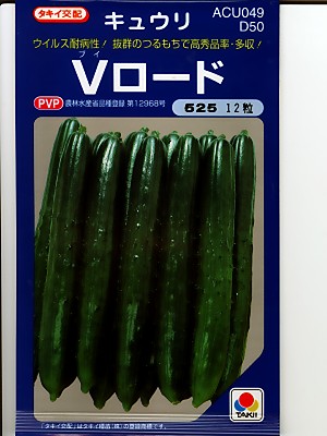 黄瓜種 タキイ掛け合わせ Ｖ読み込む タキイ種苗の黄瓜亜種です。黄瓜種の物ごとなら緑であることデポ