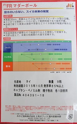 楽天市場 小玉西瓜種 ｆｒマダーボール みかど協和の小玉スイカ品種です ｇｒｅｅｎ ｄｅｐｏｔ