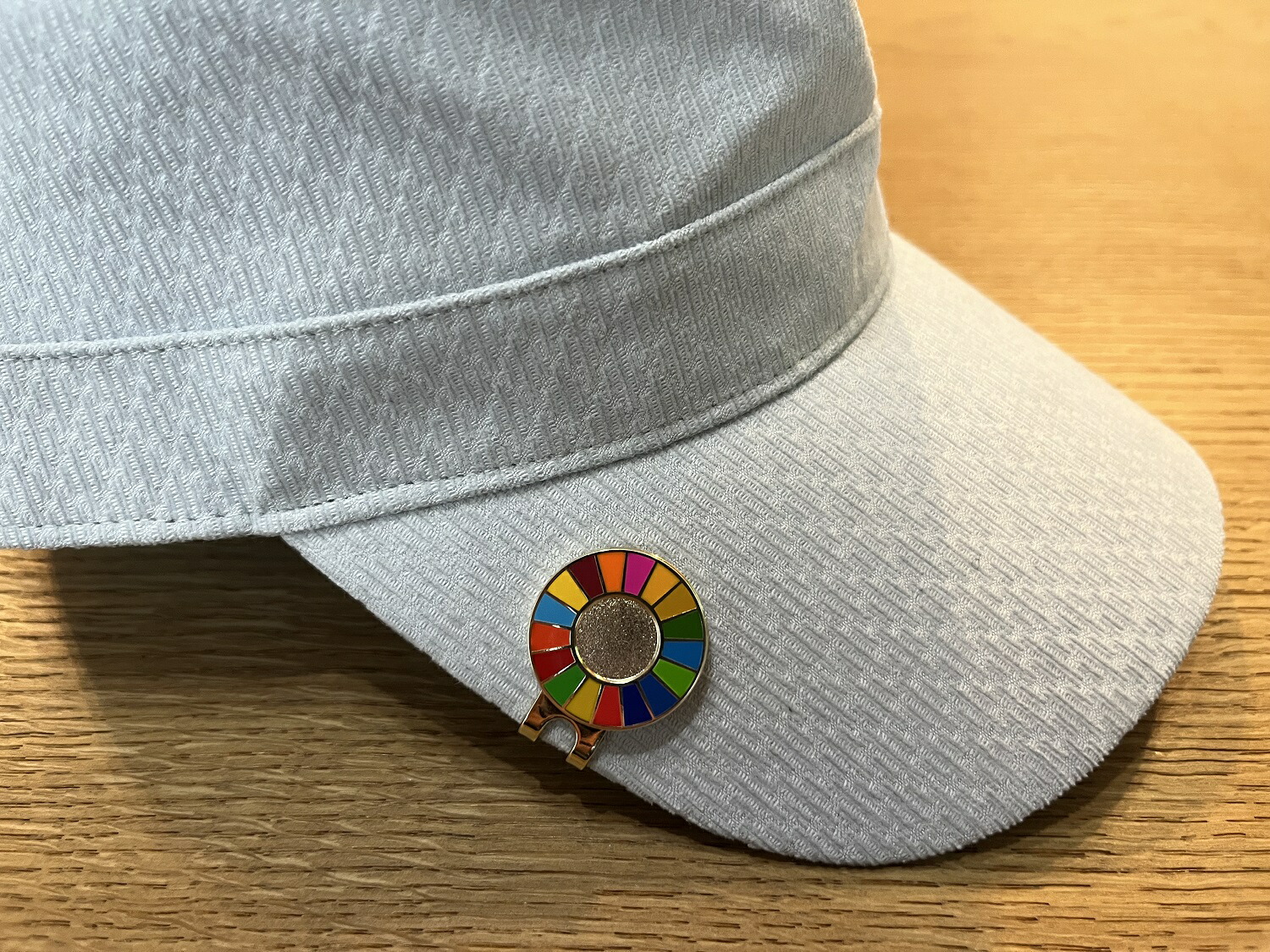 SDGs ゴルフマーカー ハットクリップ 25mm おしゃれ プレゼントにも最適 ラウンド用品・小物