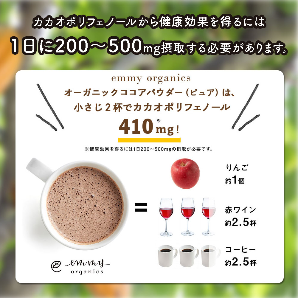 【先着300円OFFクーポンプレゼント】オーガニック 純ココアパウダー ピュアココア 400g［ 有機 ピュアココア 砂糖不使用 無香料 添加物不使用 有機 無糖 純ココア カカオ ポリフェノール 粉末 お菓子 製菓 製パン ］