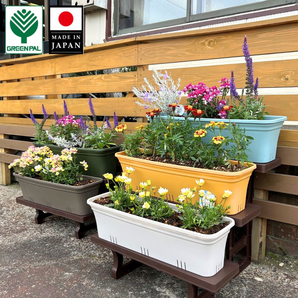【楽天市場】【15日までP2倍】【日本製】 テラスプランター プラスチック製 軽量 割れにくい|おしゃれ 植木鉢 園芸 ガーデニング 室内 ...