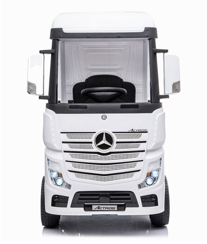 Actros 正規ライセンス品 電動乗用玩具 アクトロス 乗用ラジコン メルセデス ベンツ トラック 車 Mercedes Benz Actros ペダルとプロポで操作可能な電動ラジコンカー トラック 乗用玩具 Ribbonハンドル アクセル操作で子供も大満足 358 Green 電動乗用玩具