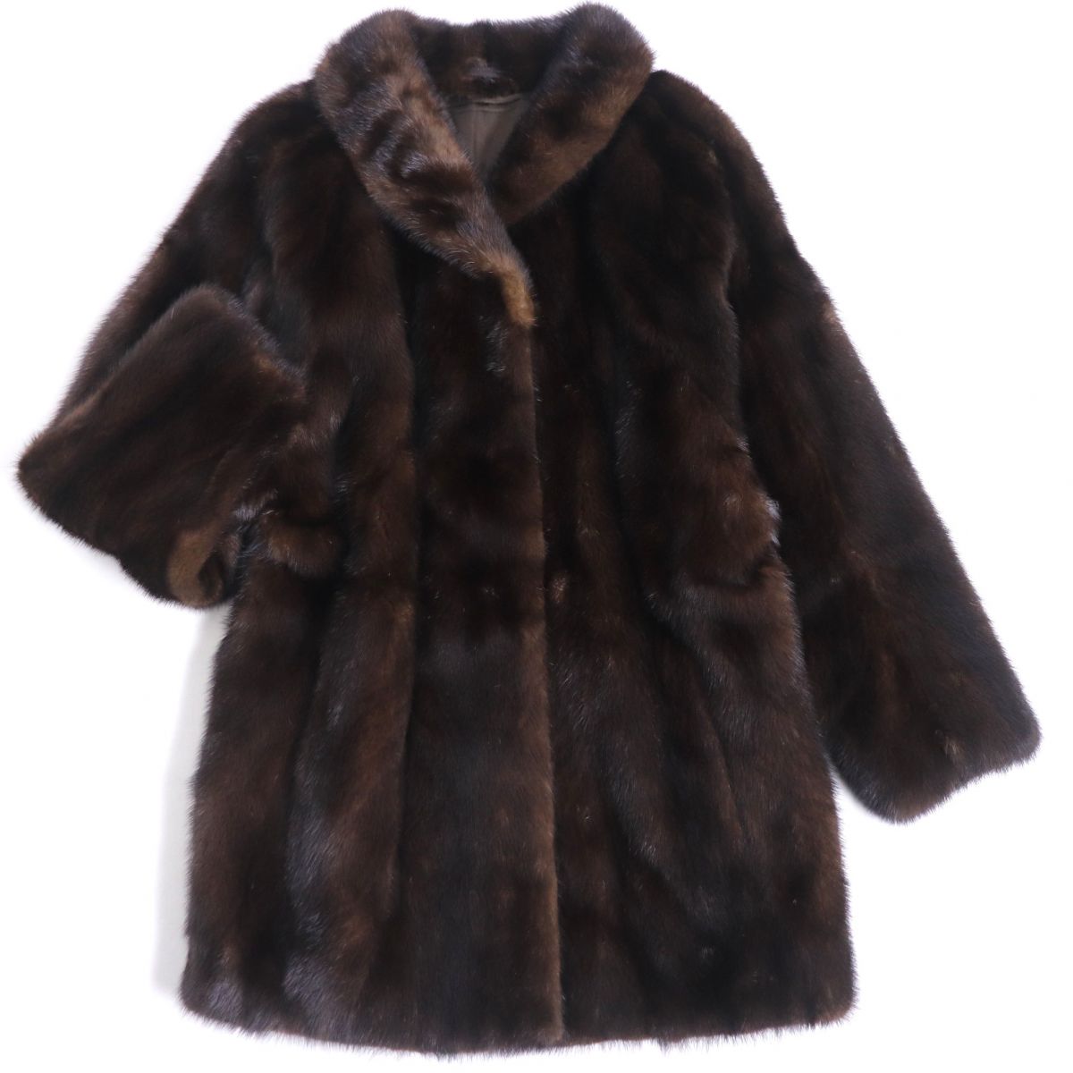 美品　高級　サファイアミンク　本毛皮 サイズ9号　IEMURA　MINK 楽天市場】人気☆MINK サファイアミンク 本毛皮コート ライトグレー 9