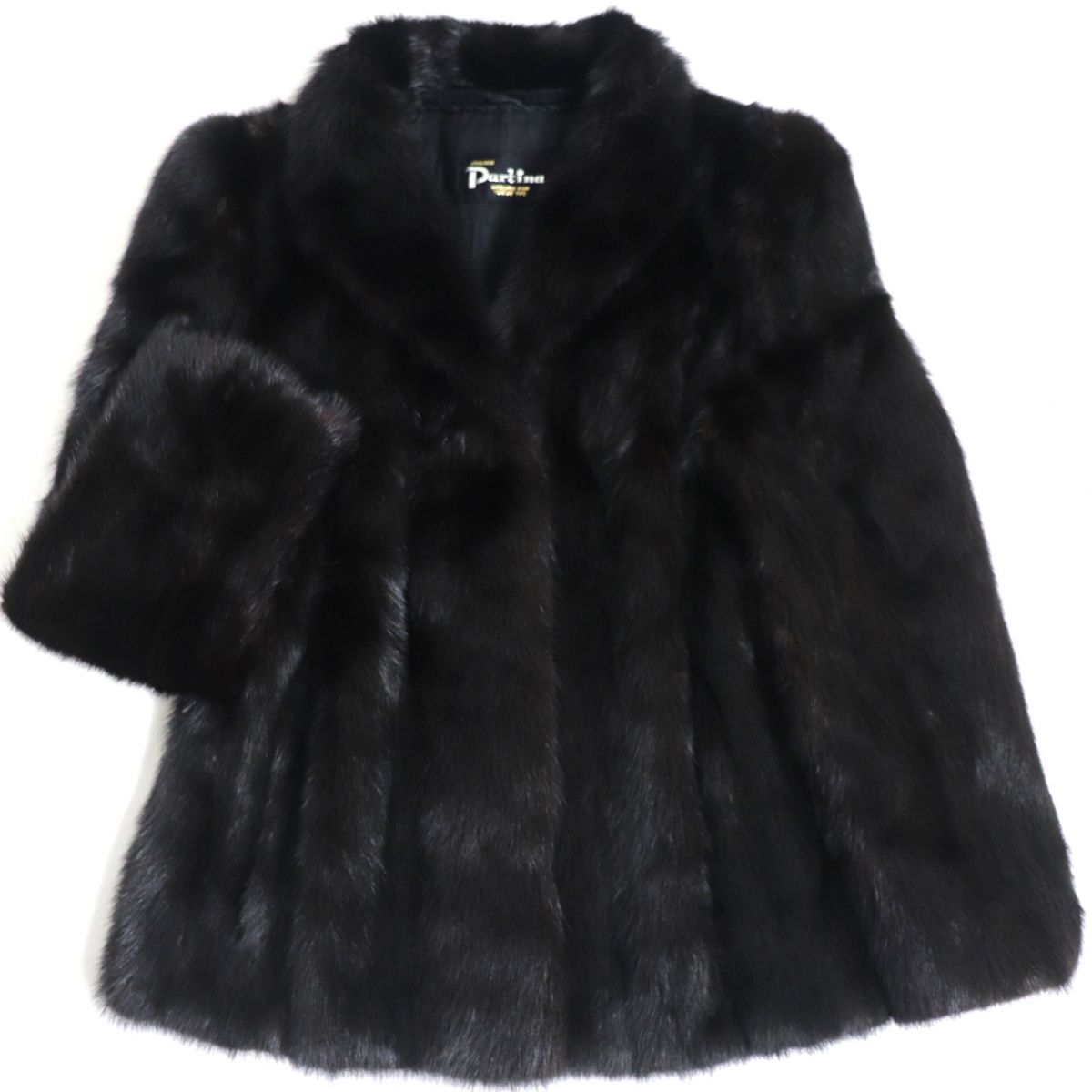 楽天市場】マヴィナ イタリア製 5分袖 ミンクファー ノーカラー 毛皮