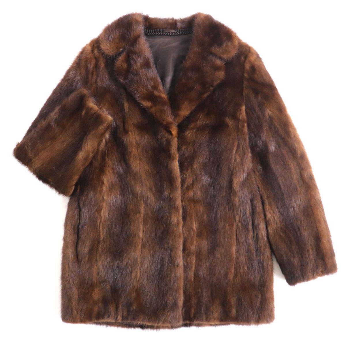 美品 上質 サファイアミンク L相当 ミドル丈 本毛皮コート ミンクコート 楽天市場】人気☆MINK サファイアミンク 本毛皮コート ライト