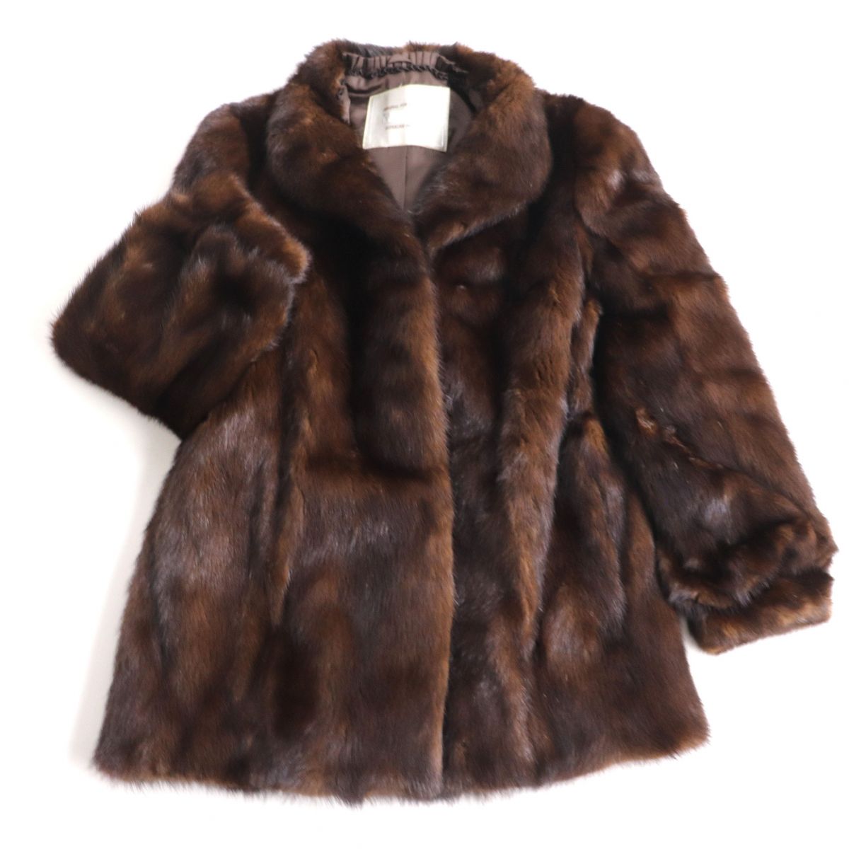 楽天市場】極美品☆MINK ミンク パステルミンク 本毛皮コート ライト