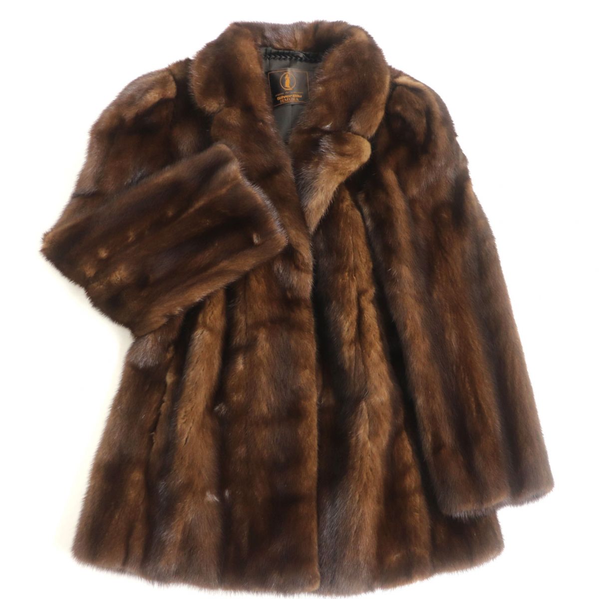 毛皮 ブラックグラマ MINK ミンク セミロング ダークブラウン コート F 楽天市場】極美品☆BLACKGLAMA ブラックグラマ MINK ミンク 本