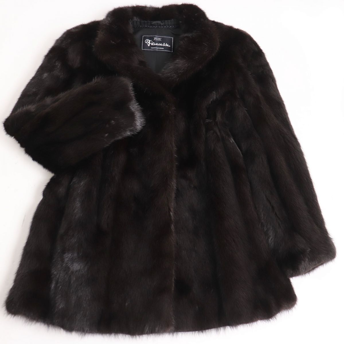 楽天市場】美品☆MINK ミンク 本毛皮コート 13号 毛質艶やか