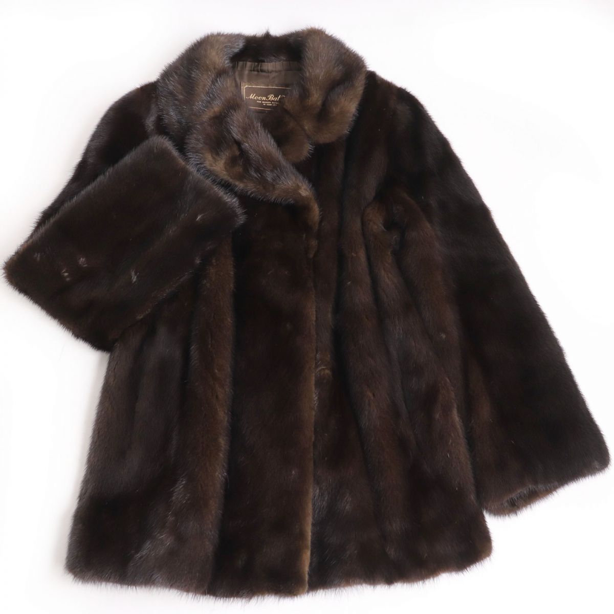 【美品】MINK ミンクコート 11号サイズ Moonbat Fur ファーコート 毛皮 ミンク ブラウン サイズ11 楽天市場