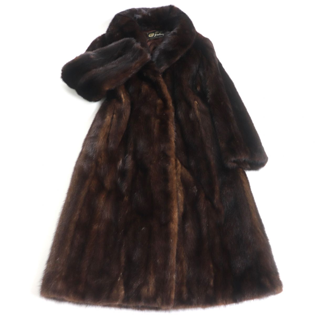 楽天市場】極美品☆MINK ミンク 本毛皮コート ブラウン 13号 毛質艶や