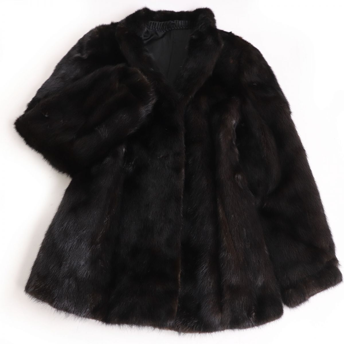 楽天市場】極美品☆MINK ミンク パステルミンク 本毛皮コート ライト