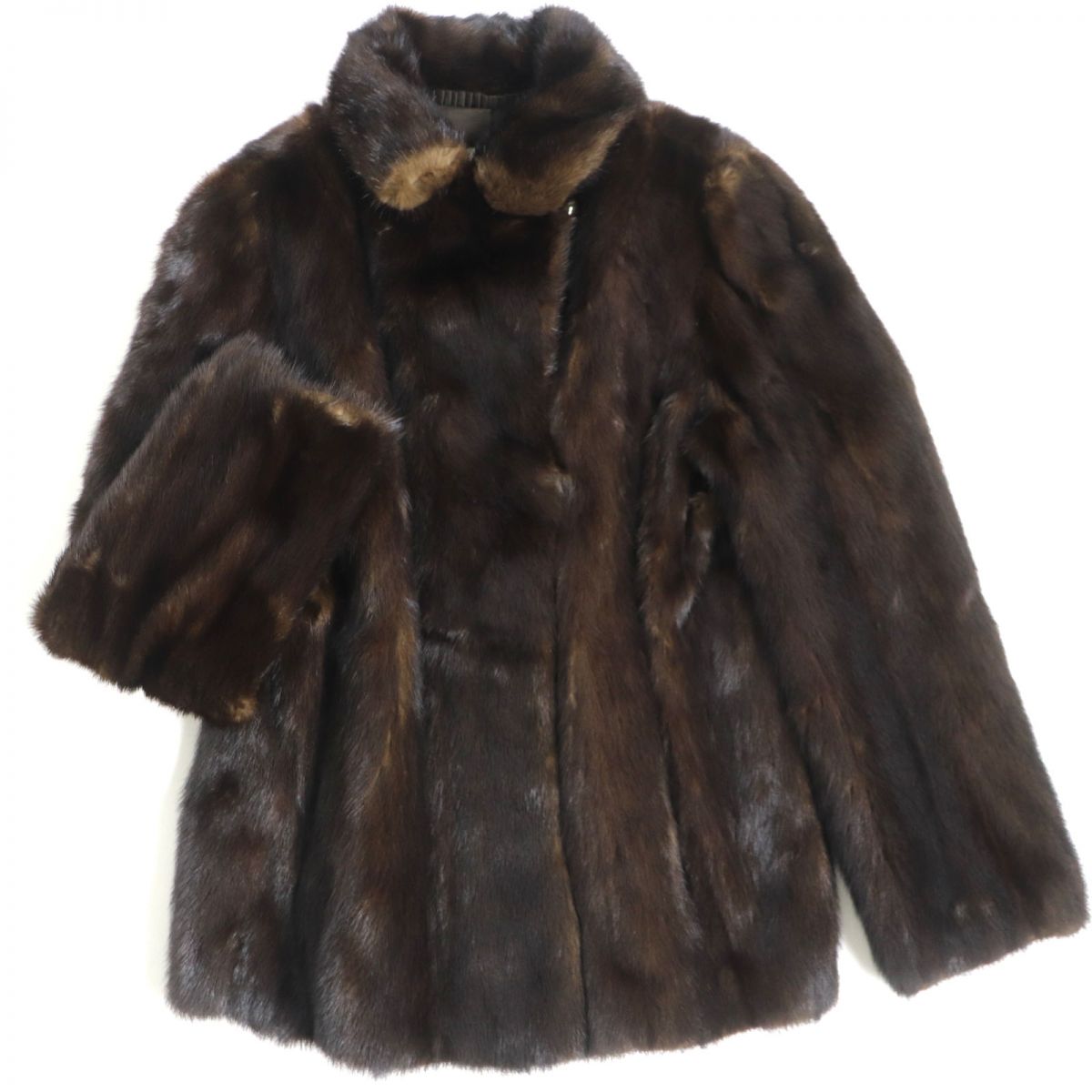 ナカムラファー パステルミンク ファージャケット ショート丈 毛皮 ブラウン系 楽天市場】美品○Nakamura Fur ナカムラファー MINK ミンク 本