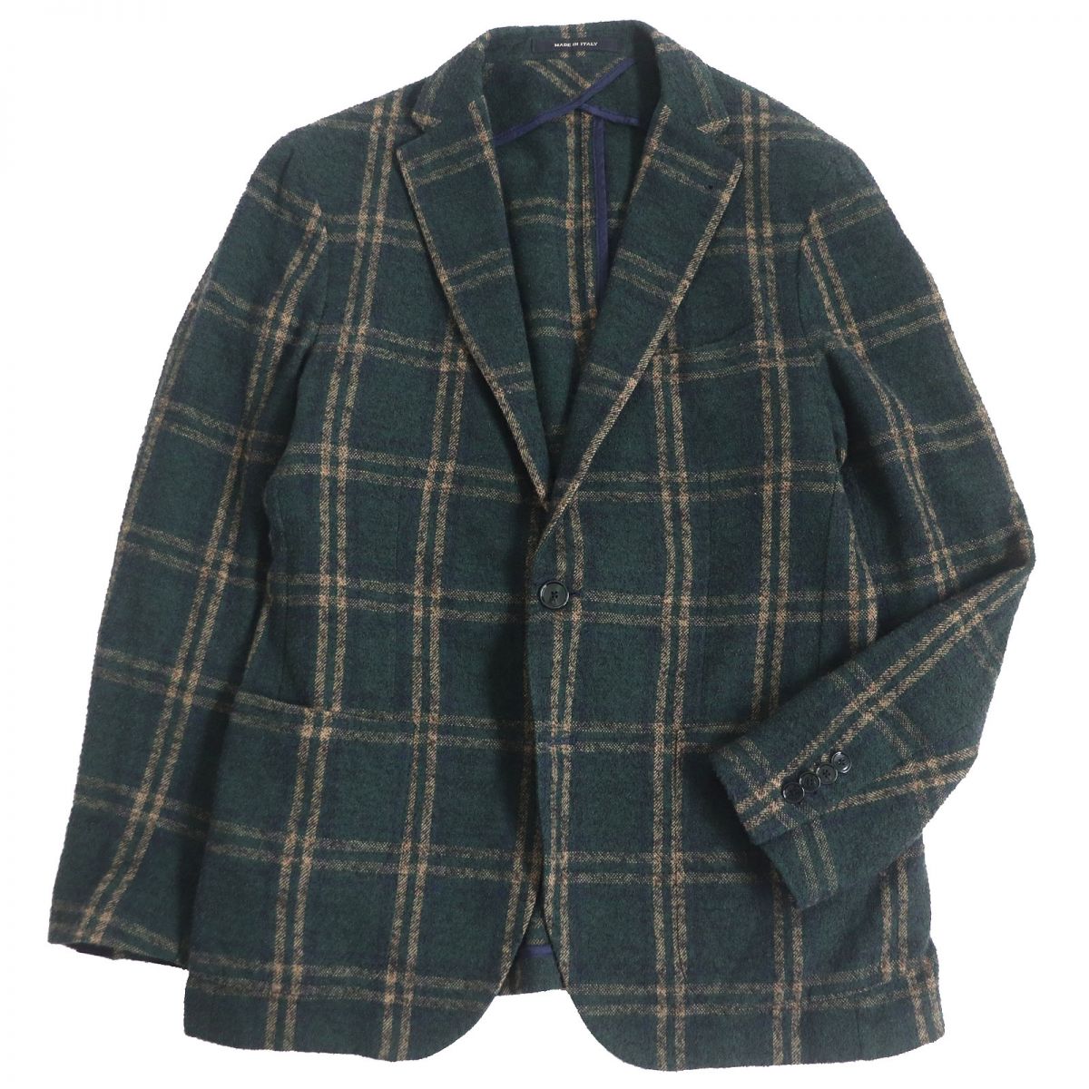 TAGLIATORE チェック柄 テーラードジャケット テーラードジャケット 中古・古着通販】TAGLIATORE (タリアトーレ) チェックテーラード